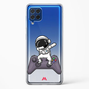 Space Dabbing Crystal Clear Transparent Case-(Samsung)