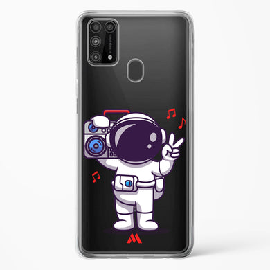 Space Grooving Crystal Clear Transparent Case-(Samsung)