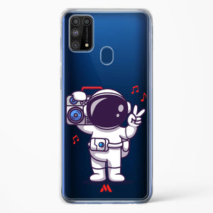 Space Grooving Crystal Clear Transparent Case-(Samsung)