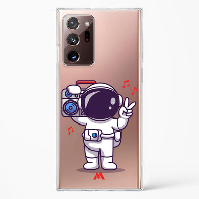 Space Grooving Crystal Clear Transparent Case-(Samsung)