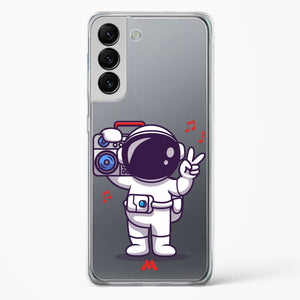 Space Grooving Crystal Clear Transparent Case-(Samsung)