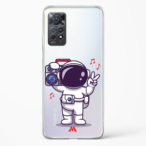 Space Grooving Crystal Clear Transparent Case-(Xiaomi)