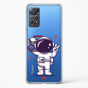 Space Grooving Crystal Clear Transparent Case-(Xiaomi)