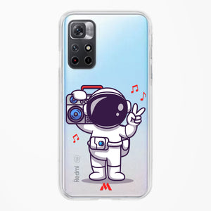 Space Grooving Crystal Clear Transparent Case-(Xiaomi)