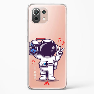 Space Grooving Crystal Clear Transparent Case-(Xiaomi)