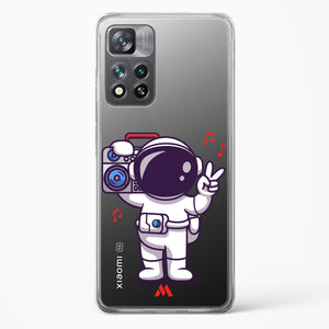 Space Grooving Crystal Clear Transparent Case-(Xiaomi)