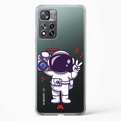 Space Grooving Crystal Clear Transparent Case-(Xiaomi)