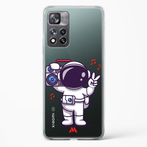 Space Grooving Crystal Clear Transparent Case-(Xiaomi)