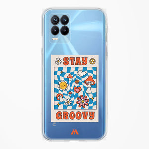 Stay Groovy Crystal Clear Transparent Case-(Realme)