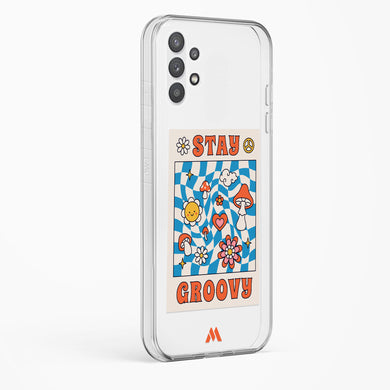 Stay Groovy Crystal Clear Transparent Case (Samsung)