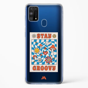 Stay Groovy Crystal Clear Transparent Case-(Samsung)