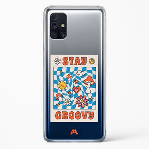 Stay Groovy Crystal Clear Transparent Case-(Samsung)