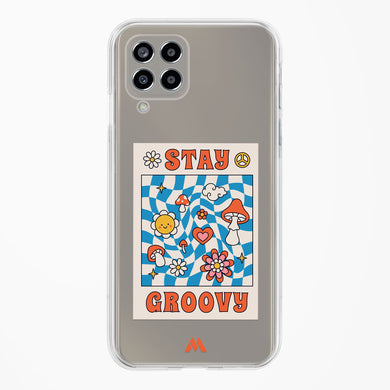 Stay Groovy Crystal Clear Transparent Case-(Samsung)