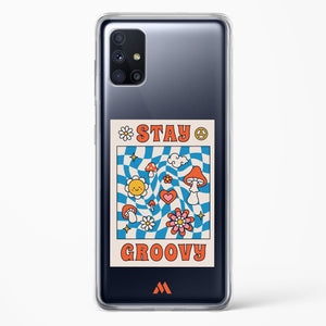 Stay Groovy Crystal Clear Transparent Case-(Samsung)