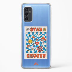 Stay Groovy Crystal Clear Transparent Case (Samsung)