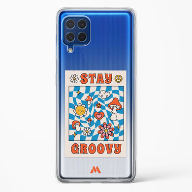 Stay Groovy Crystal Clear Transparent Case-(Samsung)