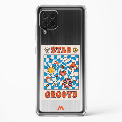 Stay Groovy Crystal Clear Transparent Case-(Samsung)