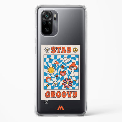 Stay Groovy Crystal Clear Transparent Case-(Xiaomi)