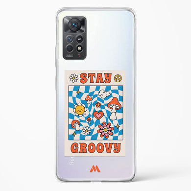 Stay Groovy Crystal Clear Transparent Case-(Xiaomi)