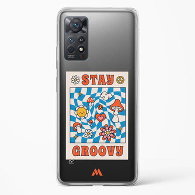 Stay Groovy Crystal Clear Transparent Case-(Xiaomi)