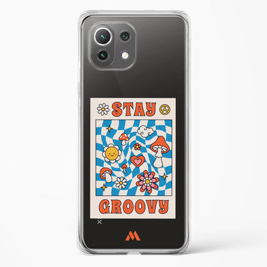 Stay Groovy Crystal Clear Transparent Case-(Xiaomi)