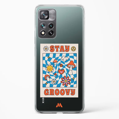Stay Groovy Crystal Clear Transparent Case-(Xiaomi)