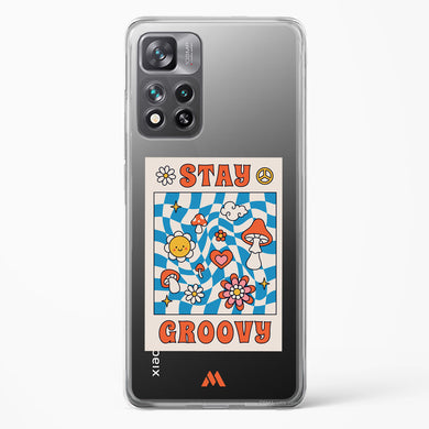 Stay Groovy Crystal Clear Transparent Case-(Xiaomi)