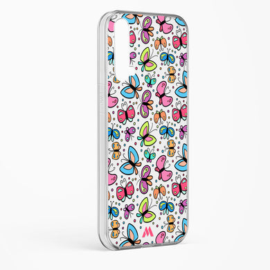 Stickered Butterflies Crystal Clear Transparent Case (OnePlus)