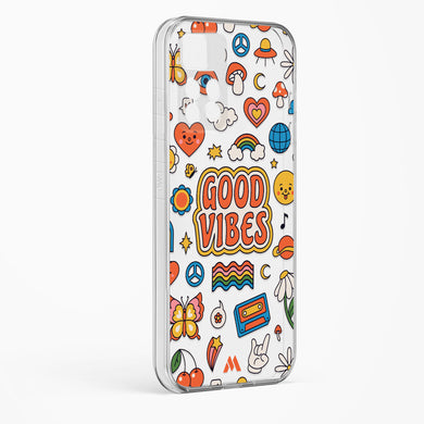 Stickered Good Vibes Crystal Clear Transparent Case (Xiaomi)