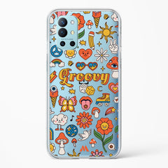 Stickered Grooviness Crystal Clear Transparent Case (OnePlus)