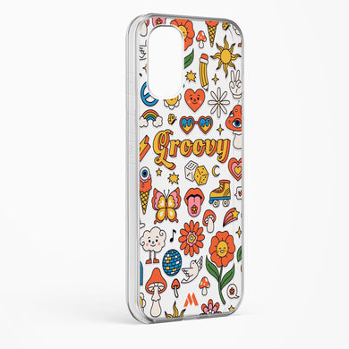 Stickered Grooviness Crystal Clear Transparent Case (Xiaomi)