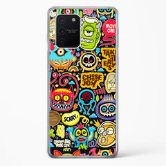 Stickered Monsters Crystal Clear Transparent Case (Samsung)