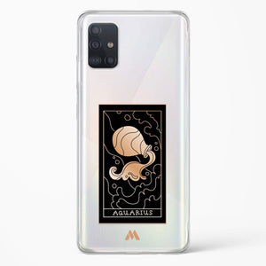 Tarot Card Zodiac Aquarius Crystal Clear Transparent Case-(Samsung)