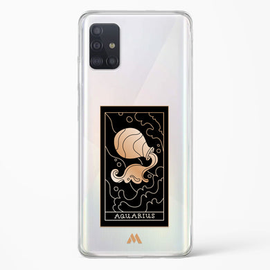 Tarot Card Zodiac Aquarius Crystal Clear Transparent Case-(Samsung)