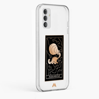 Tarot Card Zodiac Aquarius Crystal Clear Transparent Case-(Samsung)