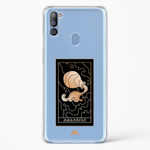 Tarot Card Zodiac Aquarius Crystal Clear Transparent Case-(Samsung)