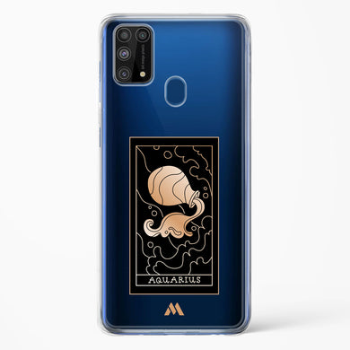 Tarot Card Zodiac Aquarius Crystal Clear Transparent Case (Samsung)