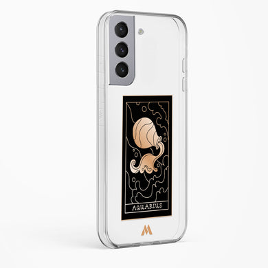 Tarot Card Zodiac Aquarius Crystal Clear Transparent Case-(Samsung)
