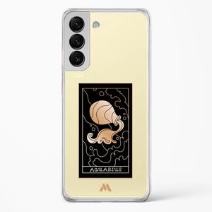 Tarot Card Zodiac Aquarius Crystal Clear Transparent Case-(Samsung)