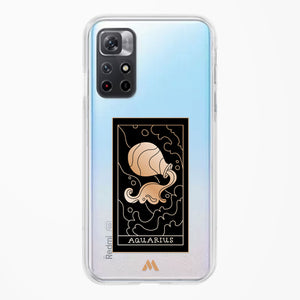 Tarot Card Zodiac Aquarius Crystal Clear Transparent Case-(Xiaomi)