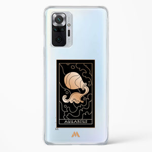 Tarot Card Zodiac Aquarius Crystal Clear Transparent Case-(Xiaomi)