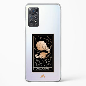 Tarot Card Zodiac Aquarius Crystal Clear Transparent Case-(Xiaomi)