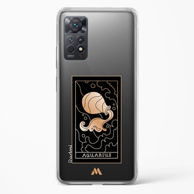 Tarot Card Zodiac Aquarius Crystal Clear Transparent Case-(Xiaomi)