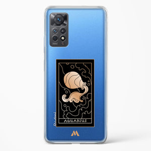 Tarot Card Zodiac Aquarius Crystal Clear Transparent Case-(Xiaomi)