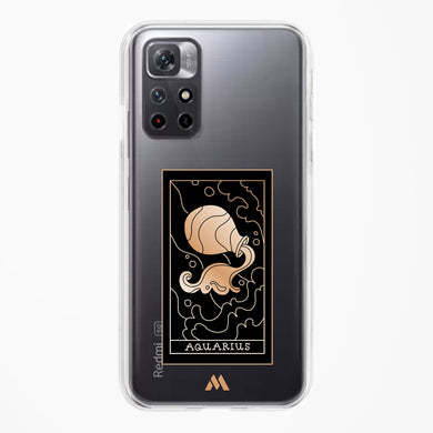 Tarot Card Zodiac Aquarius Crystal Clear Transparent Case-(Xiaomi)