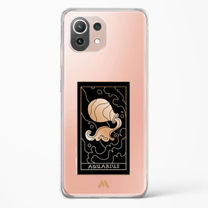 Tarot Card Zodiac Aquarius Crystal Clear Transparent Case-(Xiaomi)