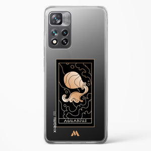 Tarot Card Zodiac Aquarius Crystal Clear Transparent Case-(Xiaomi)