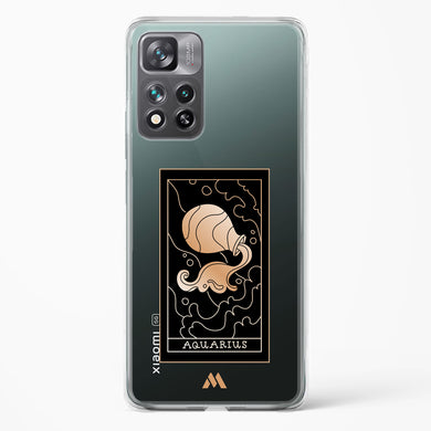 Tarot Card Zodiac Aquarius Crystal Clear Transparent Case-(Xiaomi)