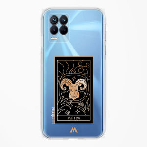 Tarot Card Zodiac Aries Crystal Clear Transparent Case-(Realme)