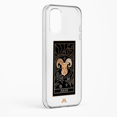 Tarot Card Zodiac Aries Crystal Clear Transparent Case-(Samsung)